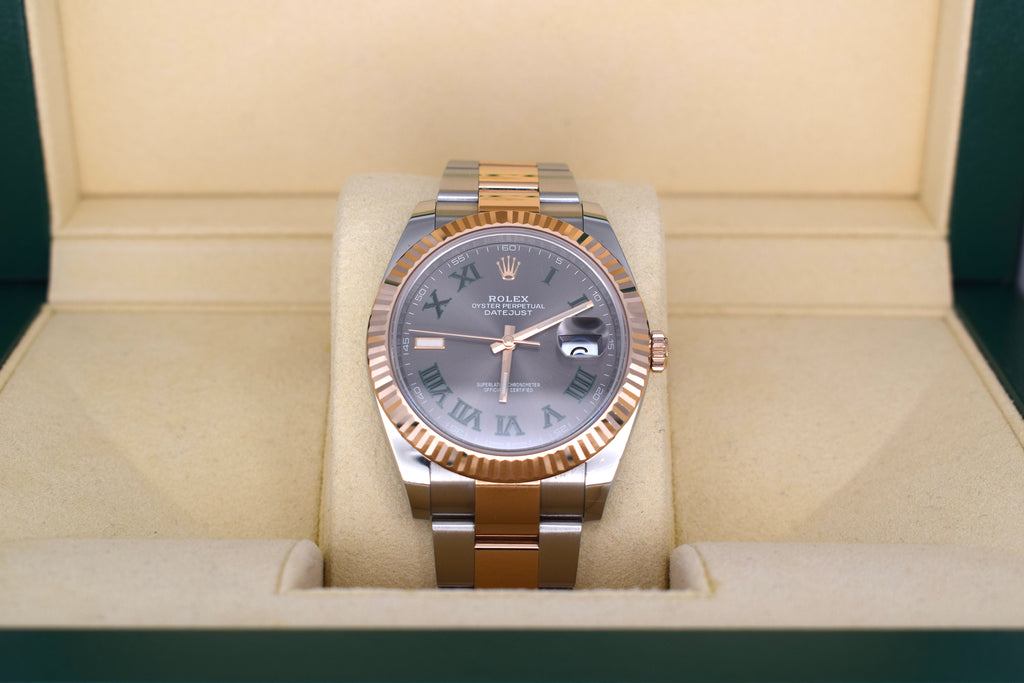 Rolex Datejust 41 | 126331 | Wimbledon • Rolesor Everose | 2020
