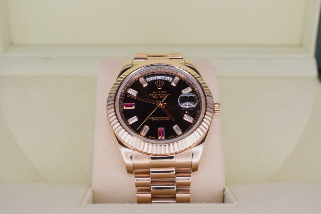 Rolex Day-Date II Ref. 218235 | Ruby-Ziffernblatt