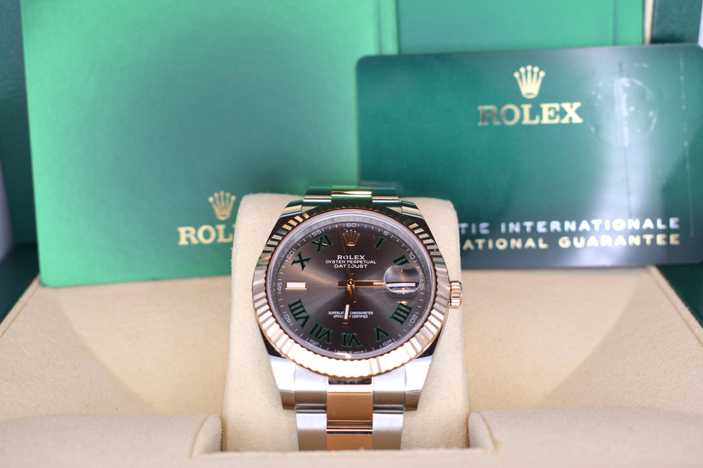 Rolex Datejust 41 | 126331 | Wimbledon • Rolesor Everose | 2020